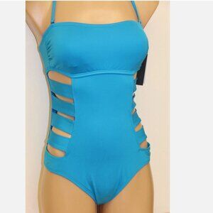 New Kenneth Cole Swimsuit Bikini 1 One piece Size S AZL Strap